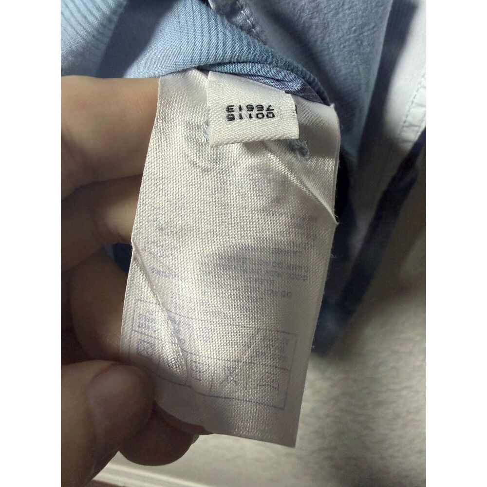 Ted Baker Long Sleeve Button Up Shirt Mens Size 3 Medium Blue Striped Cotton Top - Picture 10 of 10